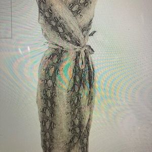 Paper Heart size large snake skin flowy dress